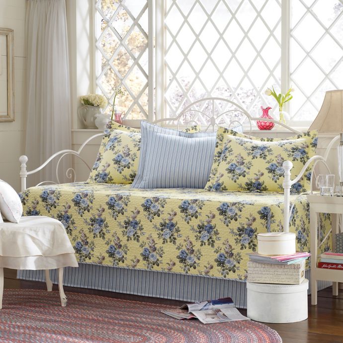 Laura Ashley® Linley Daybed Bedding Set in Light Yellow ...