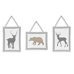 Sweet Jojo Designs® Woodland Animals Wall Hangings (Set of 3)