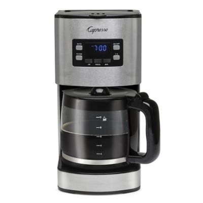 Capresso&reg; SG300 12-Cup Stainless Steel Coffee Maker