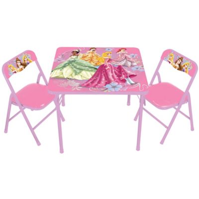 princess folding table and chairs