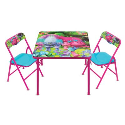 trolls table and chairs toys r us