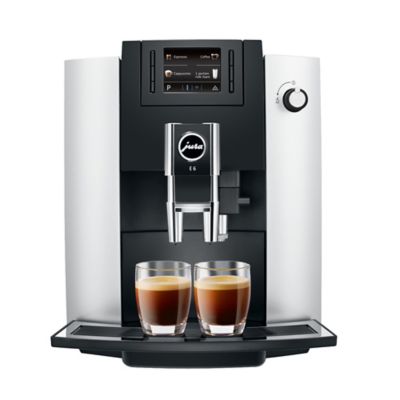 Jura&reg; E6 Fully Automatic Coffee Machine in Platinum