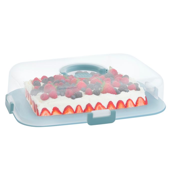 Sweet Creations Cupcake/Cake Carrier in Blue Bed Bath and Beyond Canada