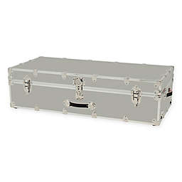 Rhino Trunk and Case™ Armor Trundle Trunk for Dorm in Silver