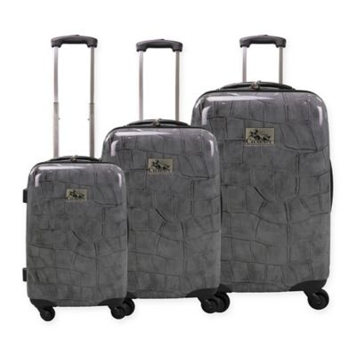 crocodile luggage set
