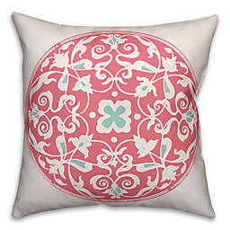 Designs Direct Moroccan Circle Square Throw Pillow