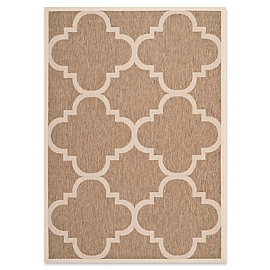Safavieh Courtyard Quatrefoil Indoor/Outdoor Rug. View a larger version of this product image.