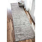 Alternate image 1 for nuLOOM Smoky Sherill 2-Foot 5-Inch x 9-Foot 5-Inch Runner in Grey