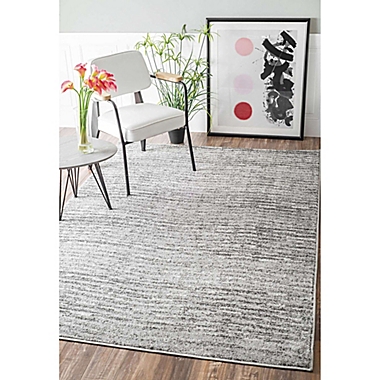 nuLOOM Smoky Sherill 5-Foot  x 8-Foot Area Rug in Grey. View a larger version of this product image.