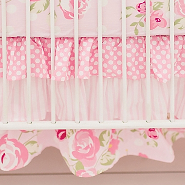 My Baby Sam Floral Rosebud Lane Nursery Crib Bedding Set CHOOSE 3 4 5 Piece Set 