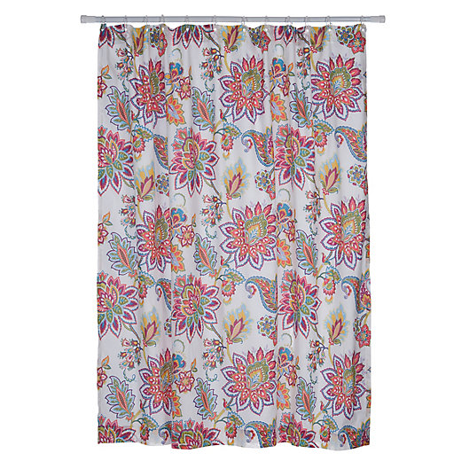 Levtex Home Victoria Shower Curtain In, L Shaped Shower Curtain Rod Bed Bath And Beyond
