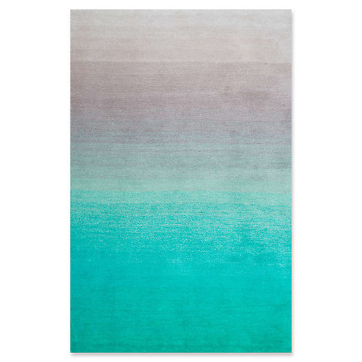 Alternate image 1 for nuLOOM Ombre 4-Foot x 6-Foot Shag Area Rug in Turquoise