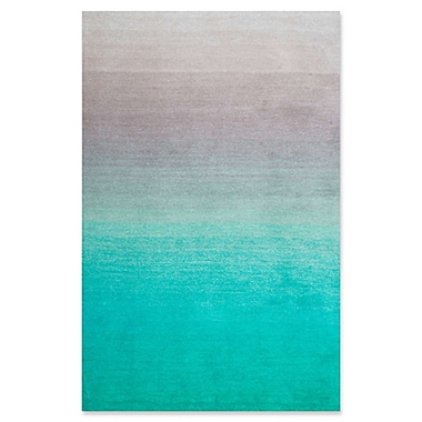 nuLOOM Ombre Shag Rug in Turquoise. View a larger version of this product image.