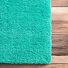 Alternate image 2 for nuLOOM Ombre 5-Foot x 8-Foot Shag Area Rug in Turquoise