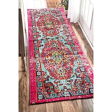 nuLOOM Casablanca Vintage Corbett 2-Foot 6-Inch x 8-Foot Runner in Multi. View a larger version of this product image.
