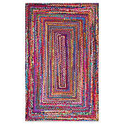 nuLOOM Nomad Hand-Braided Tammara 2-Foot x 3-Foot Multicolor Accent Rug
