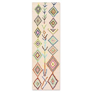 nuLOOM San Miguel Belini 2-Foot 6-Inch x 8-Foot Runner in Ivory. View a larger version of this product image.