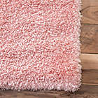 Alternate image 2 for nuLOOM Gynel Cloudy Shag 5&#39;3 x 7&#39;6 Shag Area Rug in Baby Pink