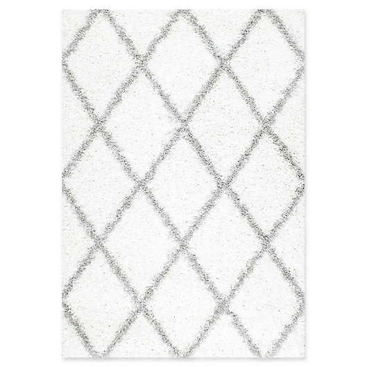 Alternate image 1 for nuLOOM Shanna Shaggy 9-Foot 2-Inch x 12-Foot Area Rug in White