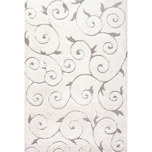 Alternate image 1 for nuLOOM Maisha Shag 7-Foot 8-Inch x 10-Foot Area Rug in Ivory