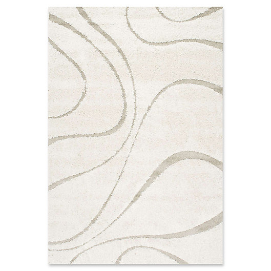 Alternate image 1 for nuLOOM Carolyn Curves Shag 6-Foot 7-Inch x 9-Foot Area Rug in Cream