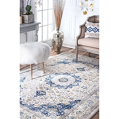 nuLOOM Verona 10&#39; x 14&#39; Area Rug in Blue. View a larger version of this product image.