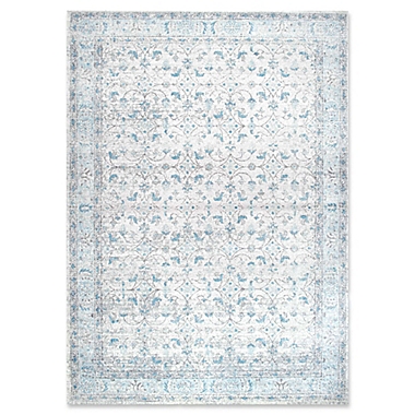 nuLOOM Bodrum Vintage Lindy Area Rug in Aqua. View a larger version of this product image.
