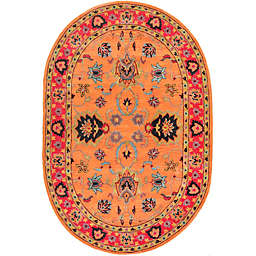 nuLOOM Remade Montesque 8-Foot x 10-Foot Area Rug in Orange