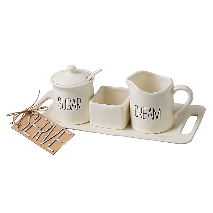Mud Pie® Bistro Cream and Sugar Set | Bed Bath & Beyond