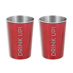 Oenophilia Excursion Wine Cups in Red (Set of 2)