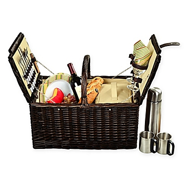 Picnic at Ascot Surrey 2-Person Picnic Basket with Coffee Set. View a larger version of this product image.