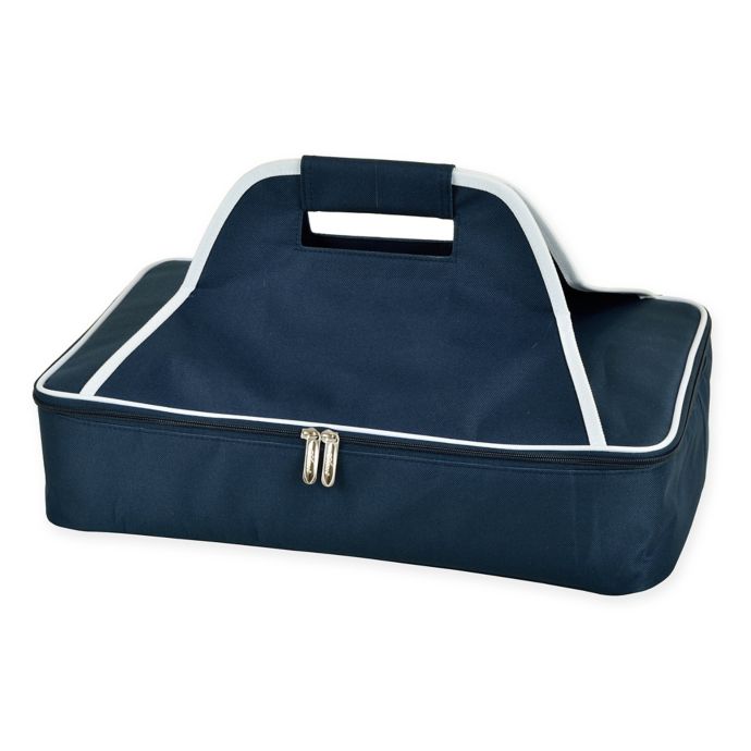 Picnic at Ascot Insulated Casserole Carrier in Navy