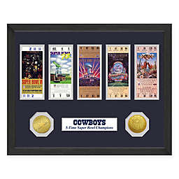 NFL Dallas Cowboys Super Bowl Champions Ticket and Commemorative Coin Collection