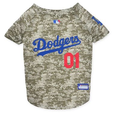 MLB Los Angeles Dodgers Medium Camo Pet Jersey. View a larger version of this product image.