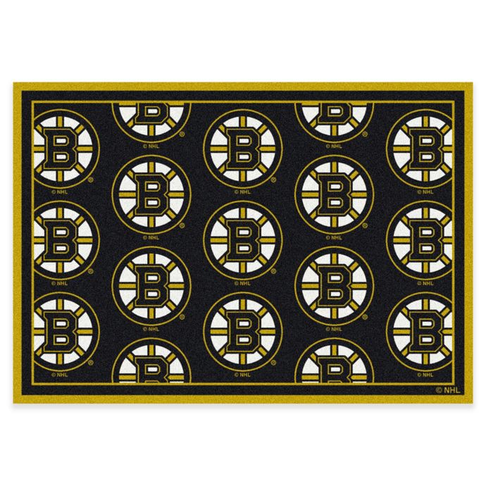 Milliken NHL Boston Bruins Repeat Area Rug Bed Bath & Beyond