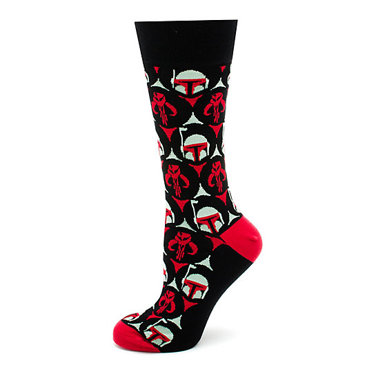 Alternate image 1 for Star Wars™ Boba Fett Socks in Black