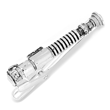 Star Wars&trade; Silver-Plated and Enamel Luke Skywalker 3D Lightsaber Tie Clip. View a larger version of this product image.