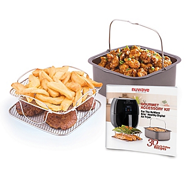 NuWave&trade; Brio Air Fryer Gourmet Accessory Kit. View a larger version of this product image.
