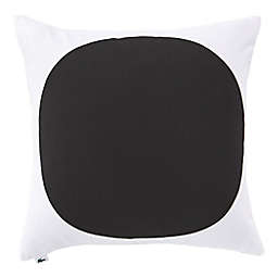 Lacoste Big Dot Square Throw Pillow in White