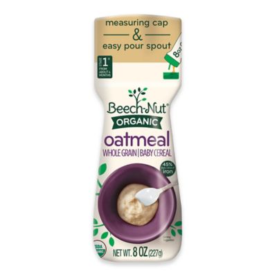 whole grain oatmeal cereal for babies
