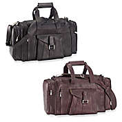 Piel&reg; Leather Buckle Flap-Over 19.25-Inch Satchel Duffel Bag