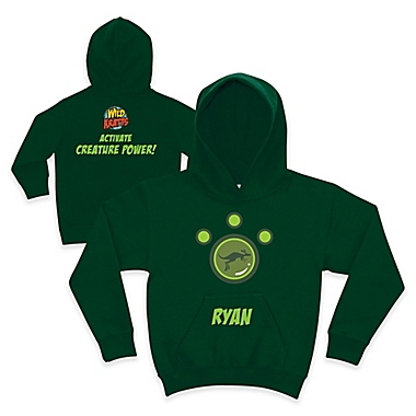 Wild Kratts&trade; Kangaroo Size 6/8 Pullover Hoodie in Forest Green. View a larger version of this product image.