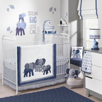 elephant baby comforter set