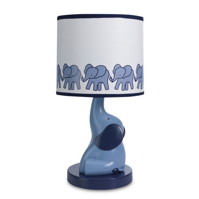 Lambs & Ivy® Elephant Lamp with Shade in Indigo Bed Bath & Beyond