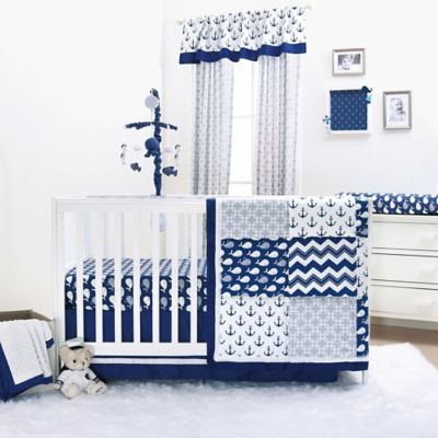 navy baby bedding sets