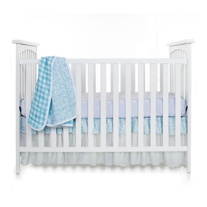 Glenna Jean Willow 3 Piece Crib Bedding Set In Aqua Buybuy Baby