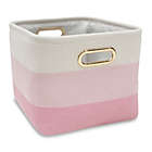 Alternate image 0 for Lambs & Ivy&reg; Ombre Storage Basket in Pink/Gold