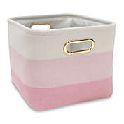 Lambs & Ivy&reg; Ombre Storage Basket in Pink/Gold