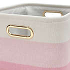Alternate image 1 for Lambs & Ivy&reg; Ombre Storage Basket in Pink/Gold