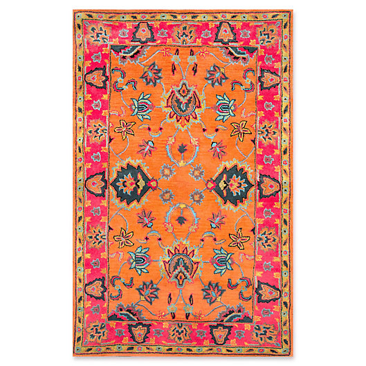 Alternate image 1 for nuLOOM Remade Montesque 4-Foot x 6-Foot Area Rug in Orange